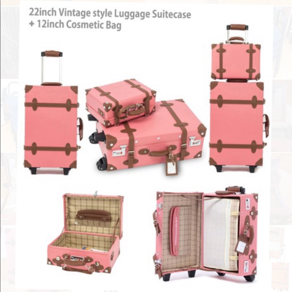 Eddas Ethos Vintage luggage & Cosmetic bag